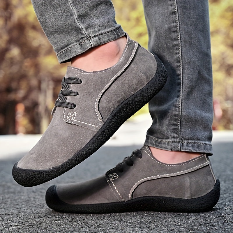 Boyce - Pelle Scamosciata Allacciate Pelle Scarpe - Image 6