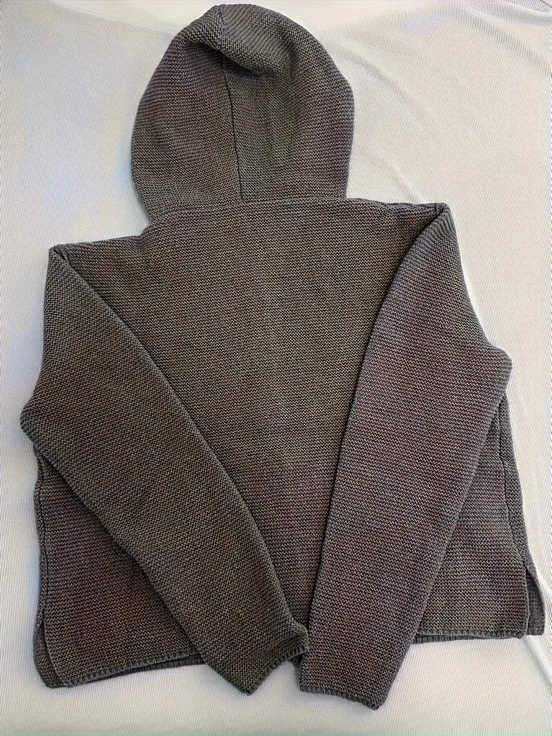 Bressan - Elegante Cardigan Con Cappuccio e Maniche Lunghe - Image 6