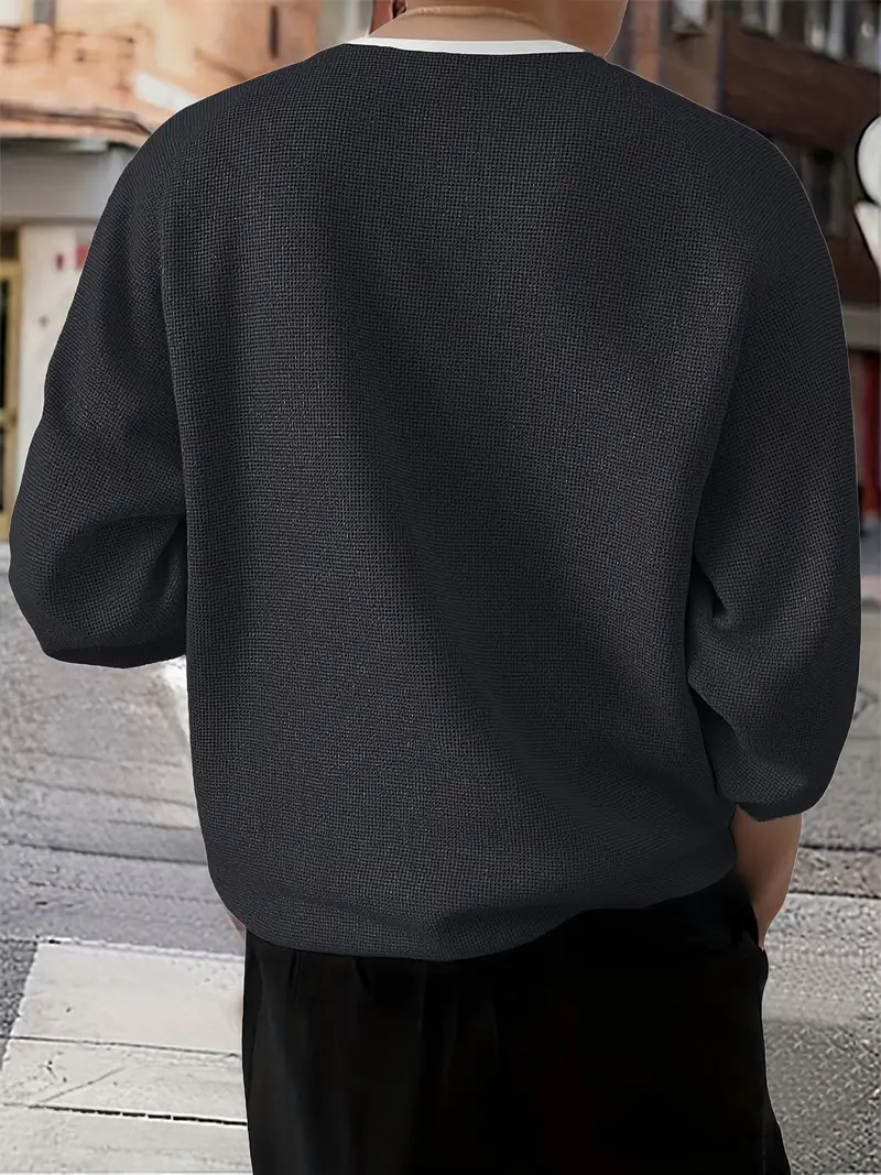 Brogan - Camicia Henley a Maniche Lunghe Dalla Vestibilità Comoda - Image 4