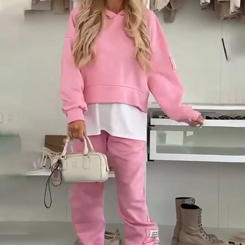 Bronie - Felpa Oversize Con Cappuccio e Pantaloni Jogger - Image 3