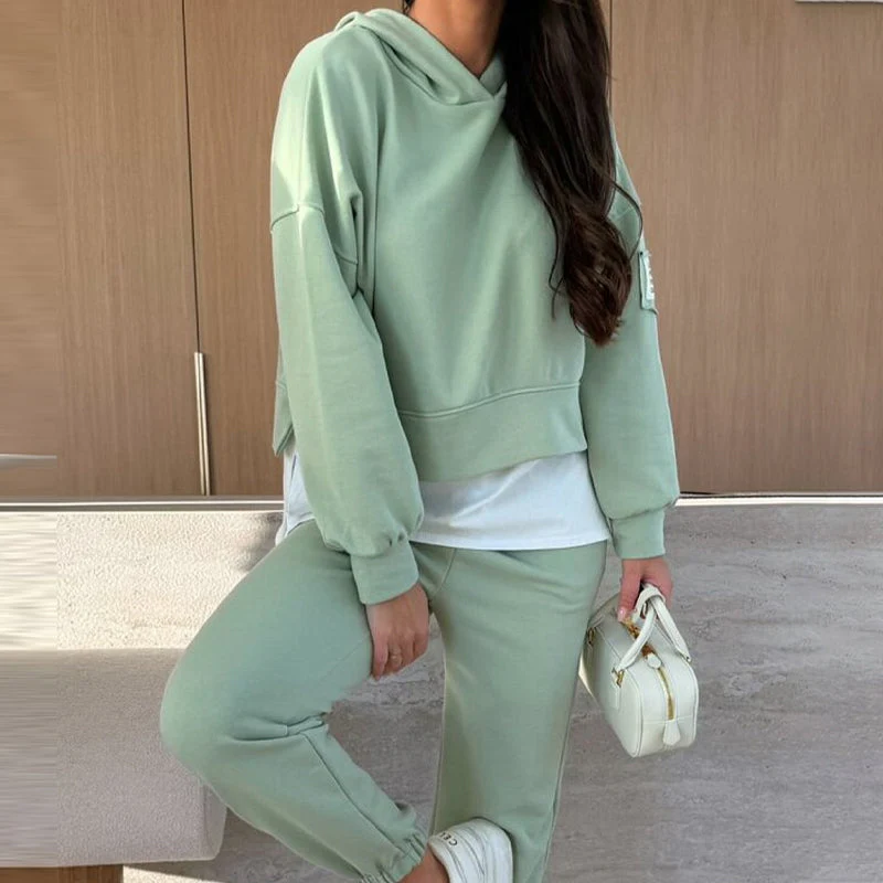 Bronie - Felpa Oversize Con Cappuccio e Pantaloni Jogger - Image 6
