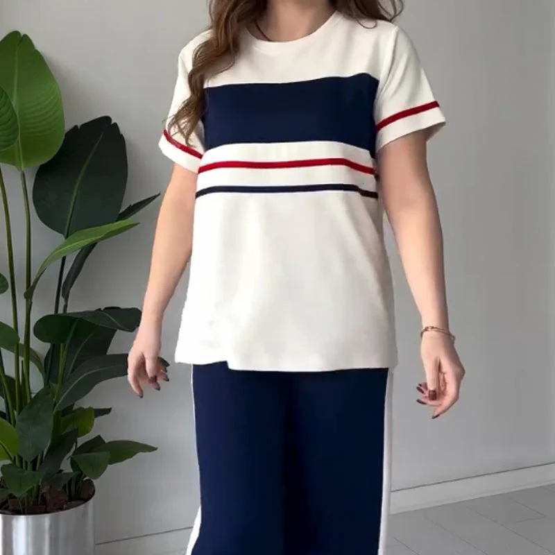 Bryaska - Set Casuale Composto Da Mglietta e Pantaloni