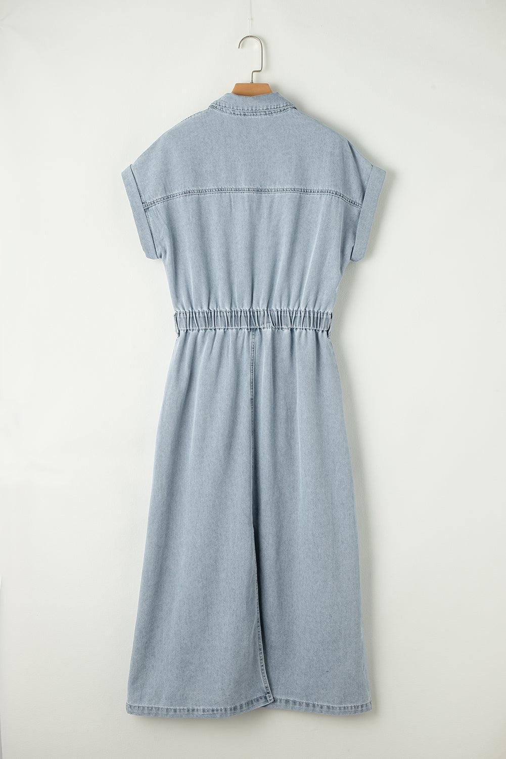 Brygida - Elegante Abito in Denim - Image 9