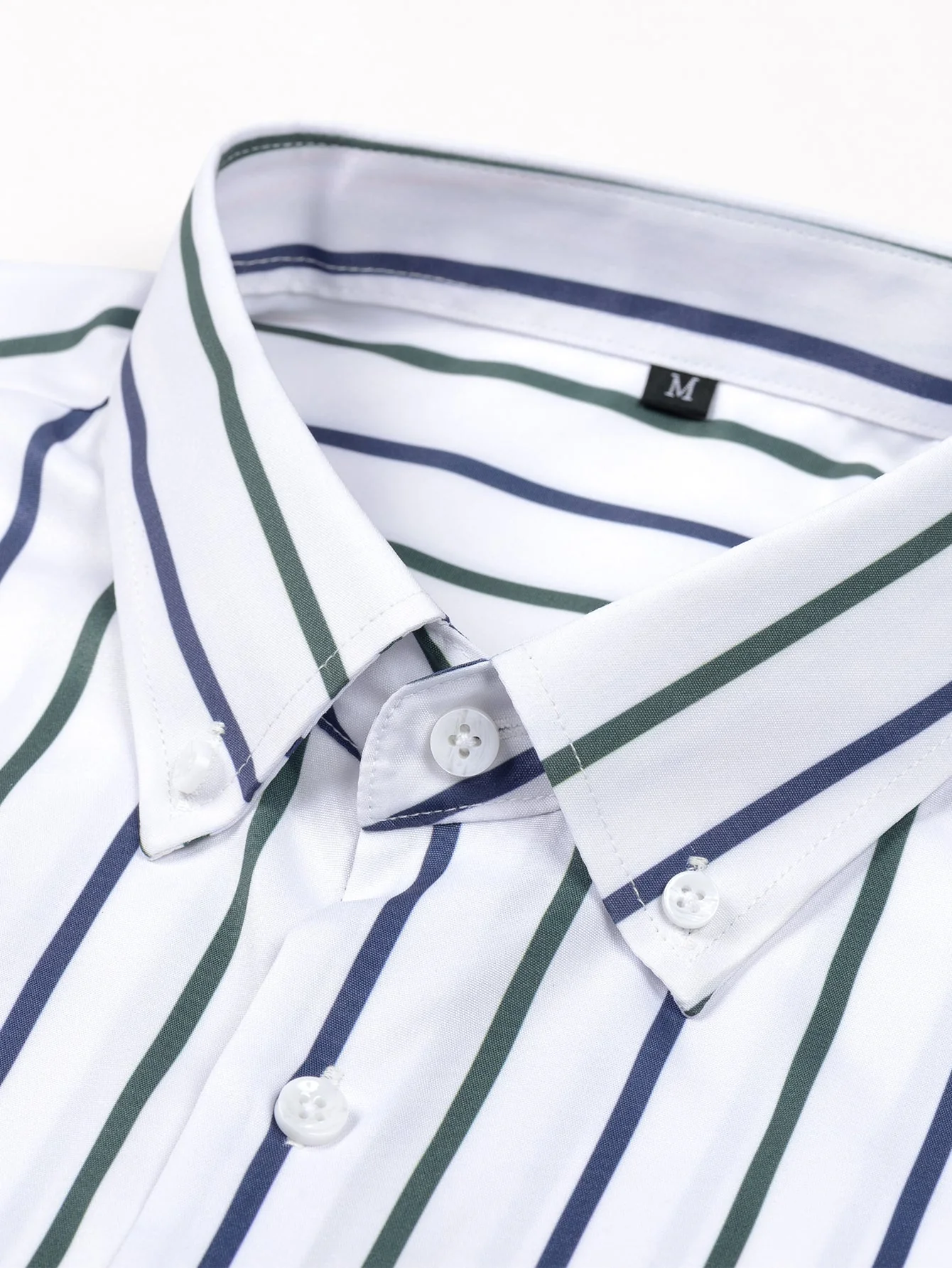 Burt - Camicia a Righe a Maniche Lunghe con Bottoni - Image 3