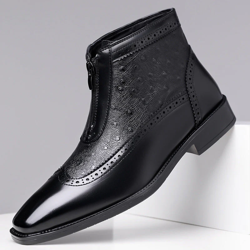 Butler - Stivali in Pelle Con Cerniera