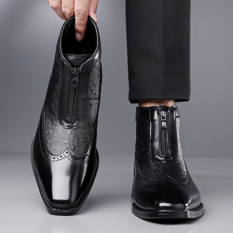 Butler - Stivali in Pelle Con Cerniera - Image 4