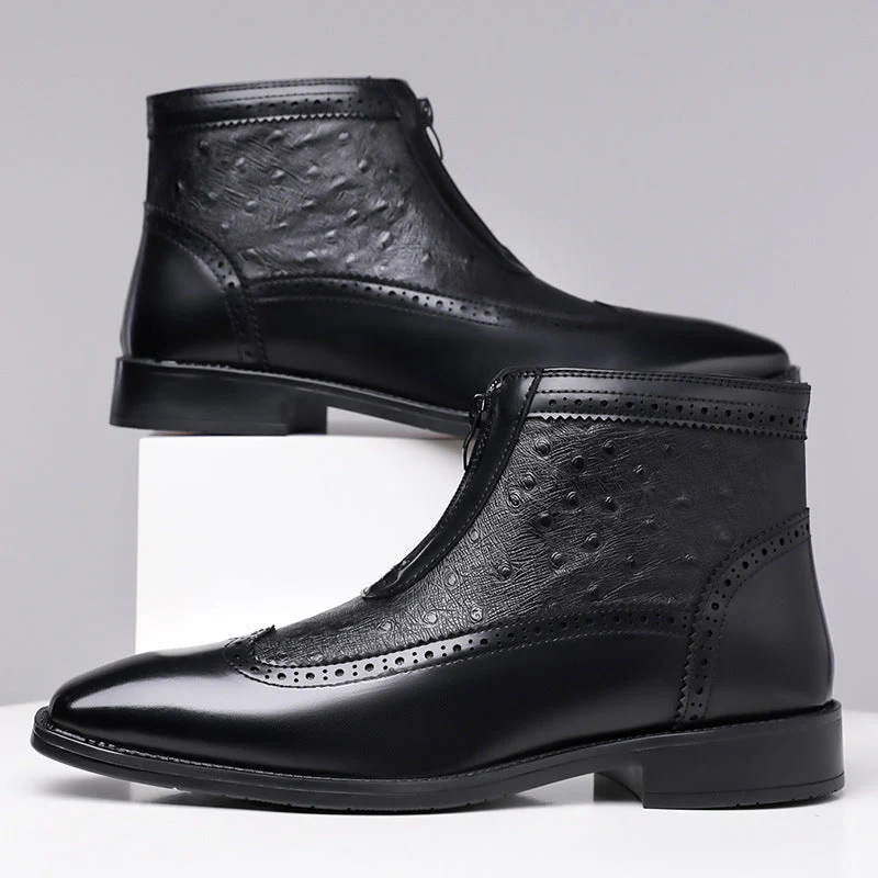 Butler - Stivali in Pelle Con Cerniera - Image 7