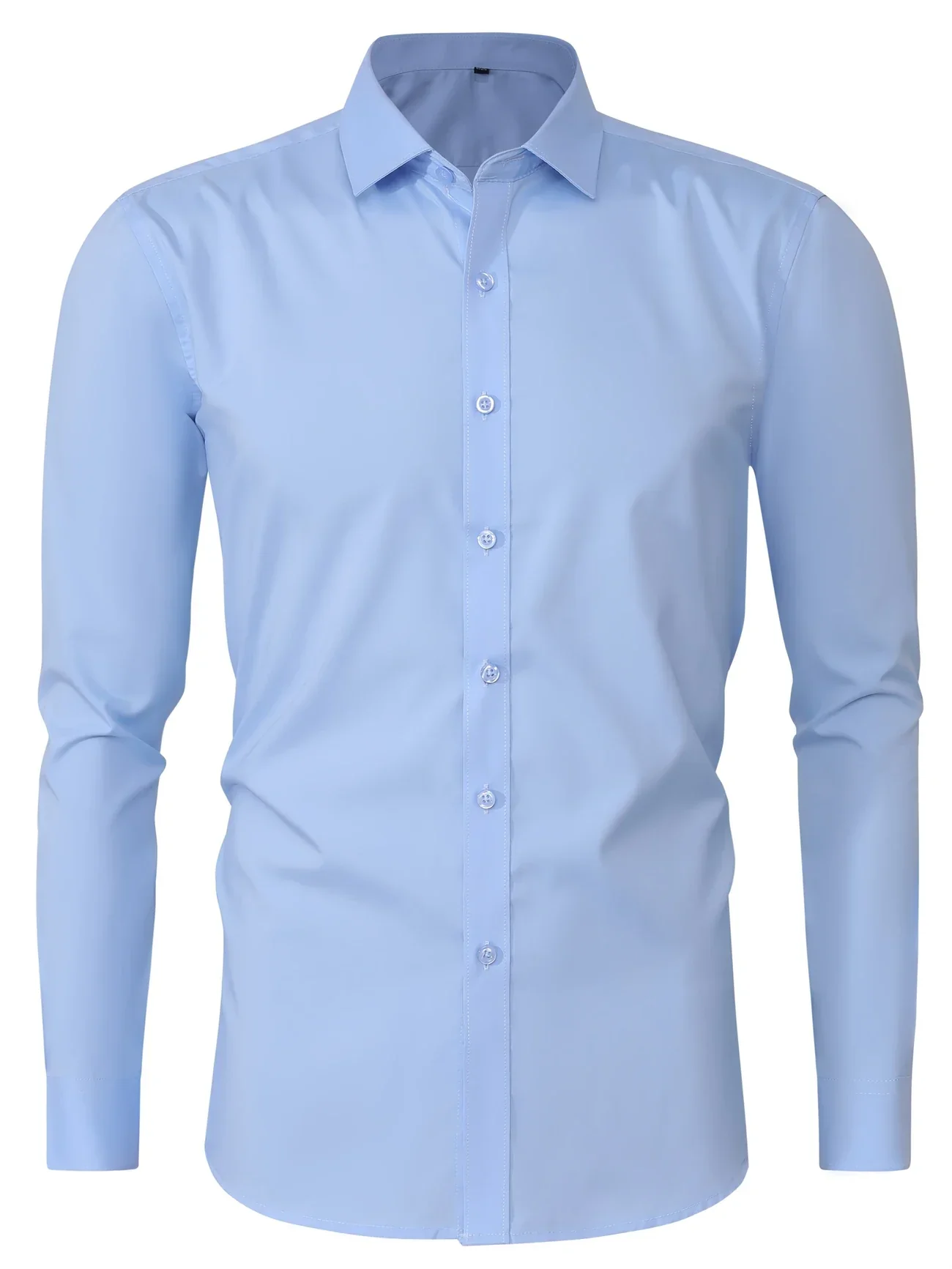 Byron - Elegante Camicia a Maniche Lunghe Con Bottoni - Image 38