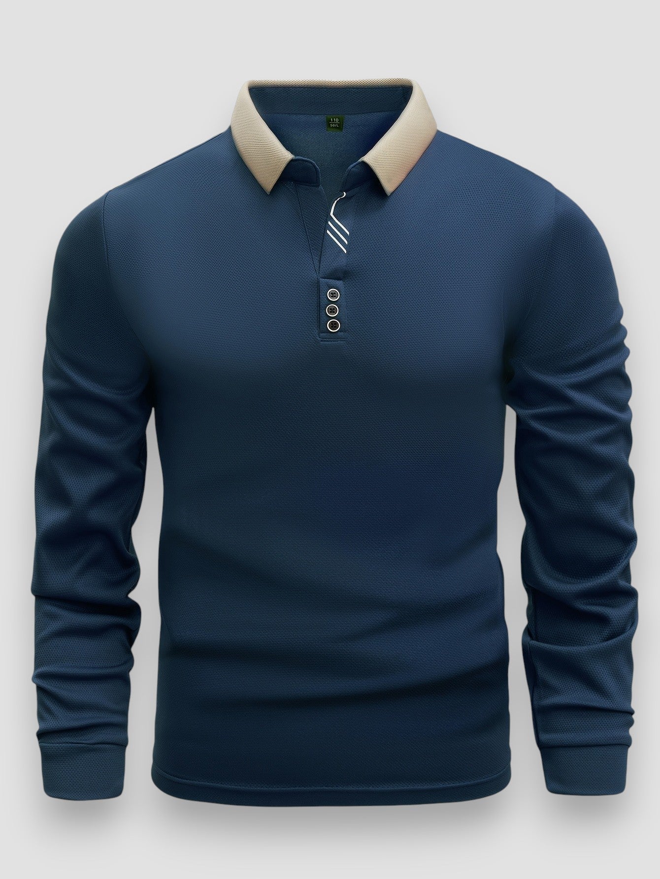 Callum - Polo Di Lusso a Maniche Lunghe | 1+1 gratis - Image 2