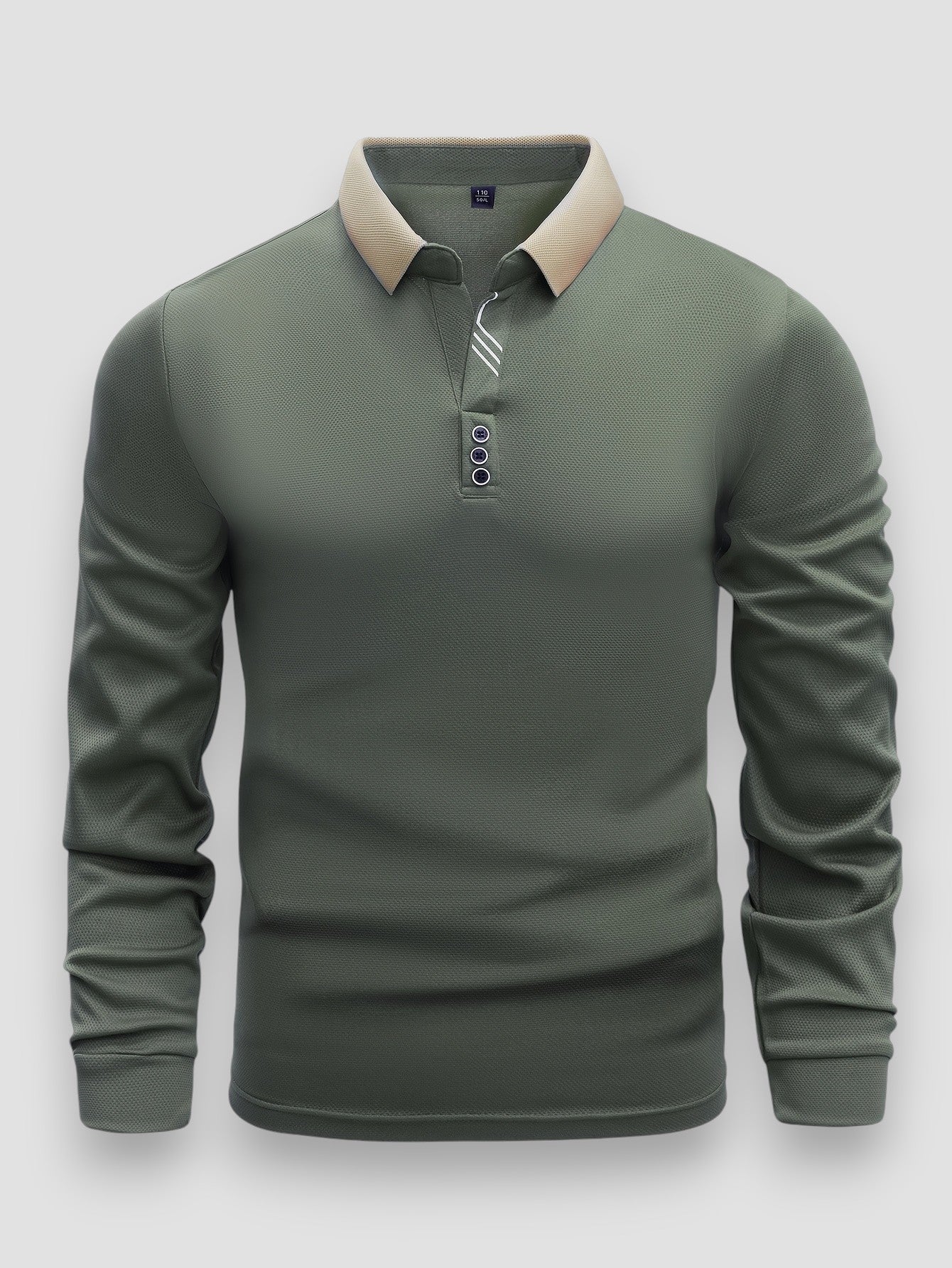 Callum - Polo Di Lusso a Maniche Lunghe | 1+1 gratis - Image 3