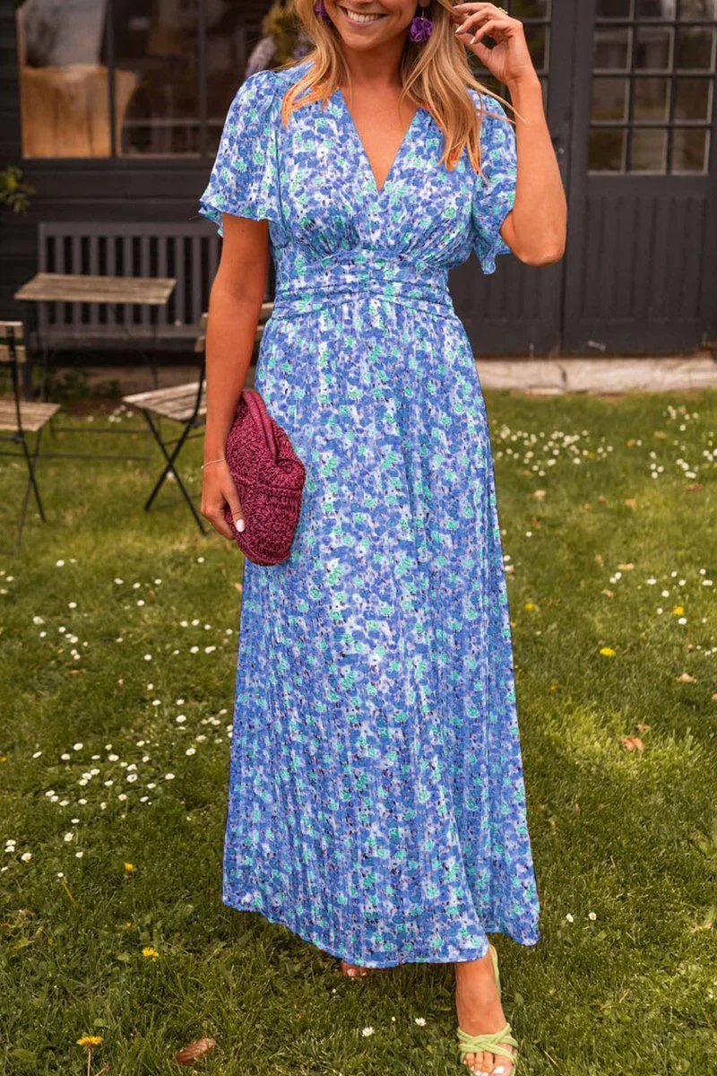 Capucine - Elegante Abito Lungo Con Fiori - Image 2