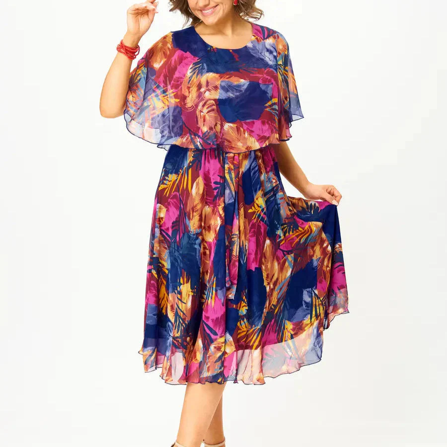 Catarina - Abito Comodo E Leggero In Chiffon - Image 3