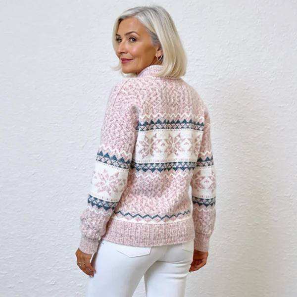 Caterina - Maglione In Lana Lavorato a Mano - Image 11
