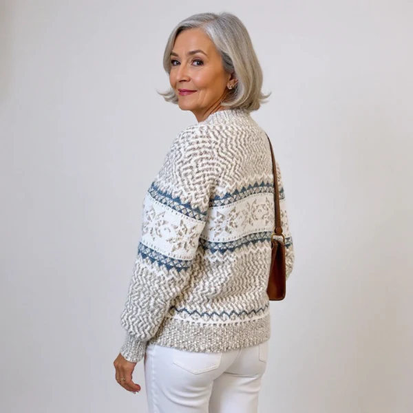 Caterina - Maglione In Lana Lavorato a Mano - Image 12