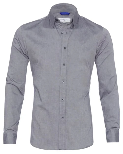 Ceferino - Camicia Disinvolto A Maniche Lunghe Con Bottoni - Image 13