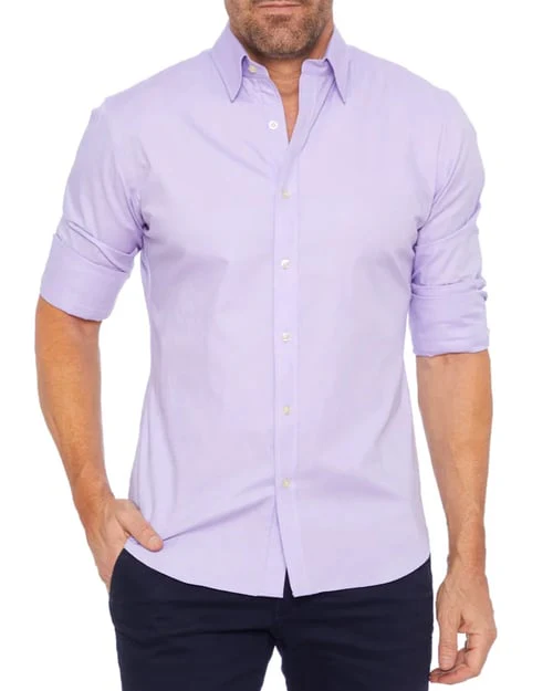 Ceferino - Camicia Disinvolto A Maniche Lunghe Con Bottoni - Image 3