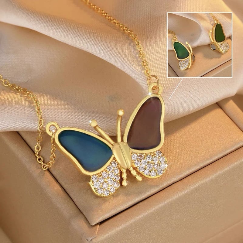 Celestafly - Collana con Farfalla che Cambia Colore - Image 3