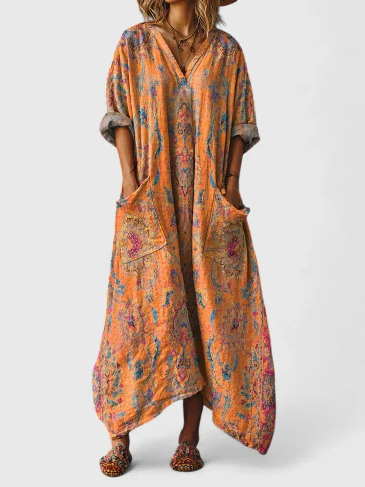 Chathumi - Abito Elegante Con Stampa - Image 2