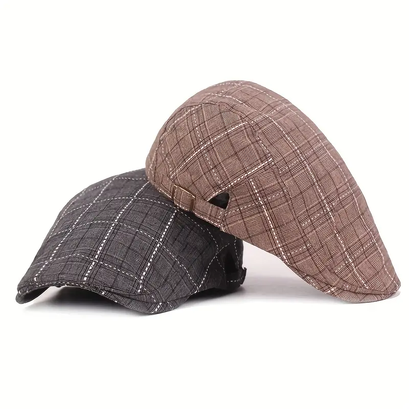 Checklyn - Cappellino Elegante Con Motivo a Quadri - Image 6