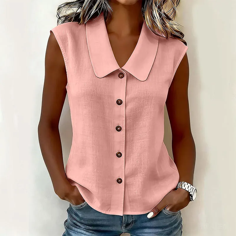 Chisato - Camicia Con Scollo a V E Bottoni - Image 4
