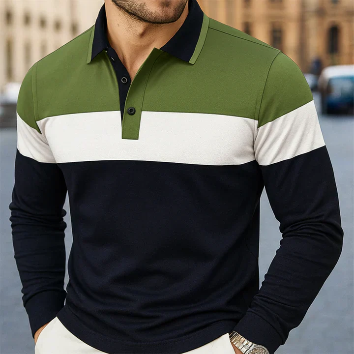 Chousein - Polo Casual a Maniche Lunghe - Image 4