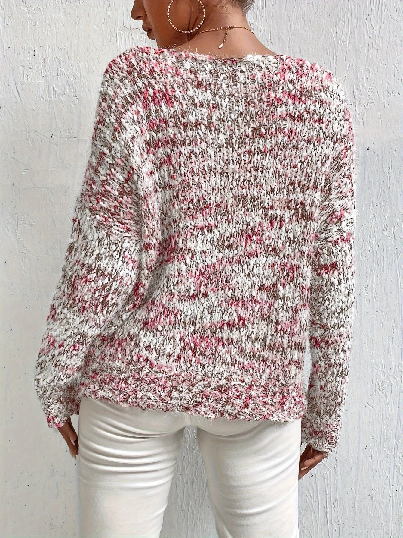 Chryselda - Maglione Casual a Maniche Lunghe Lavorato a Maglia - Image 11