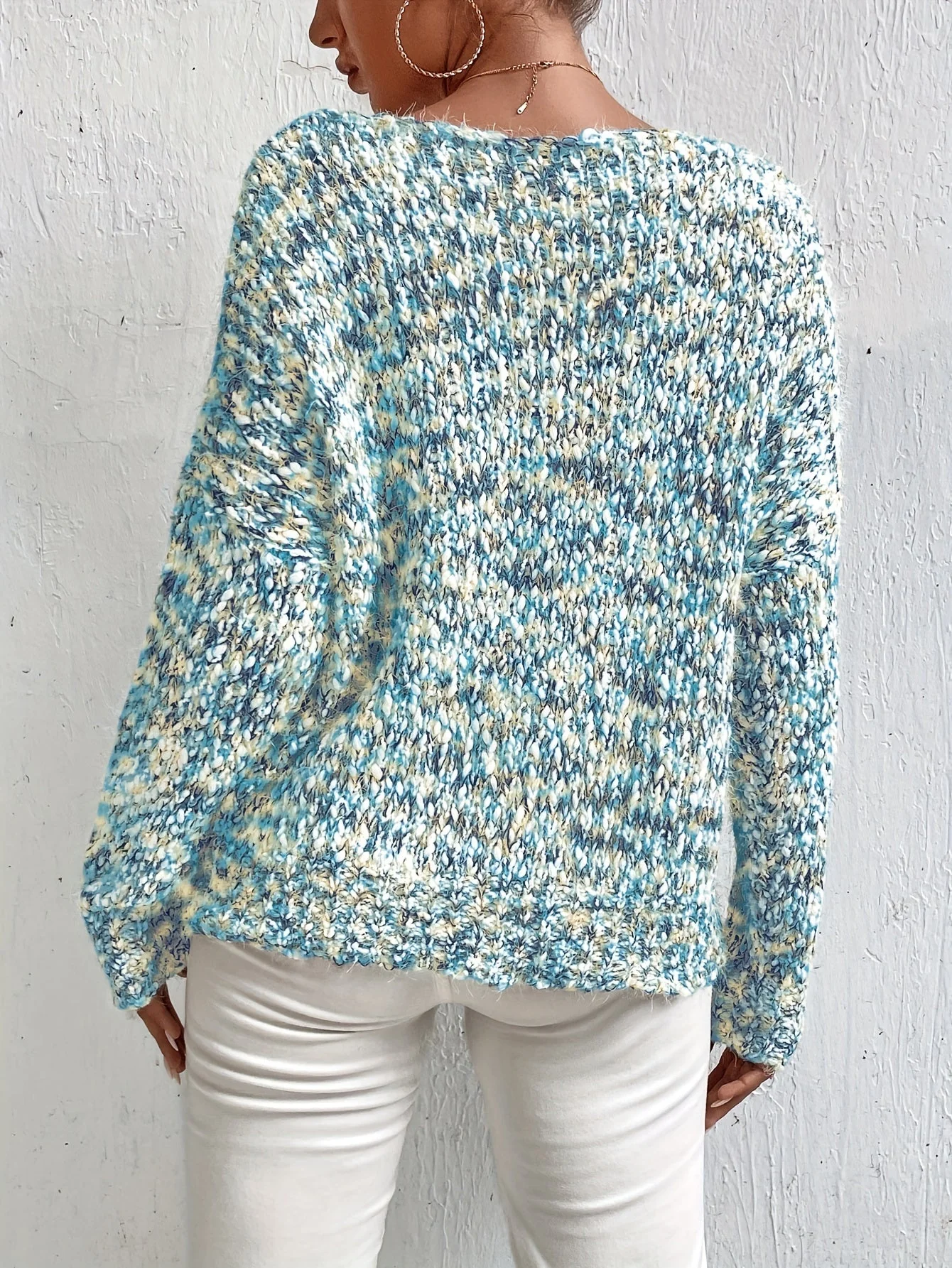Chryselda - Maglione Casual a Maniche Lunghe Lavorato a Maglia - Image 12