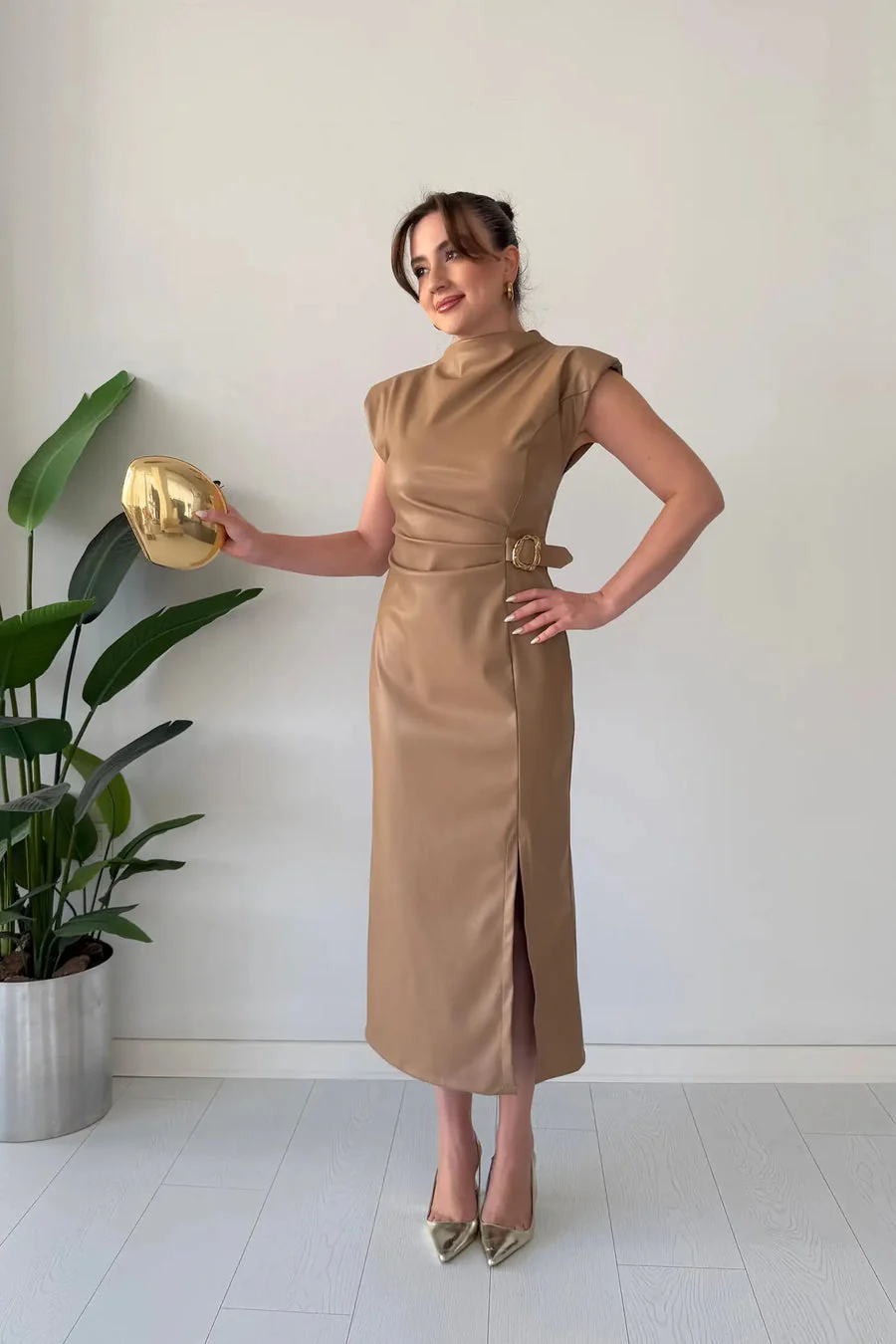Claudine - Abito Elegante Con Cintura - Image 2