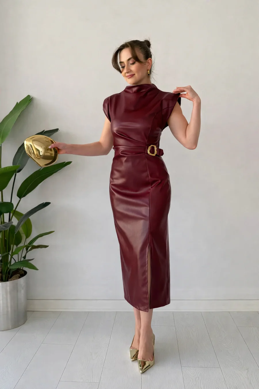 Claudine - Abito Elegante Con Cintura - Image 3
