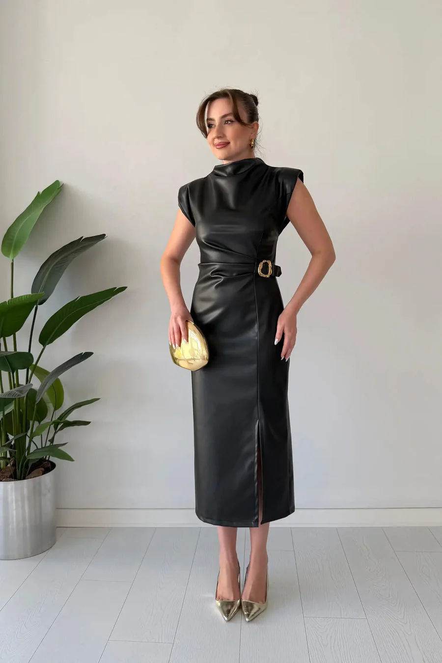 Claudine - Abito Elegante Con Cintura - Image 4