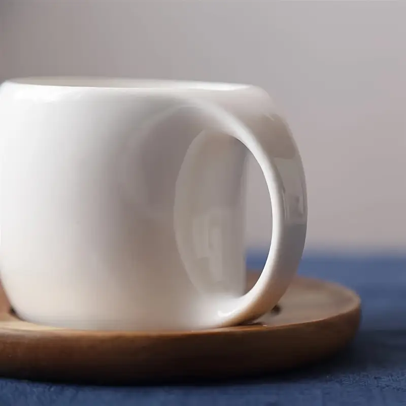 ClayHaven - Tazza Da Caffè In Ceramica Con Piattino in Legno - Image 9