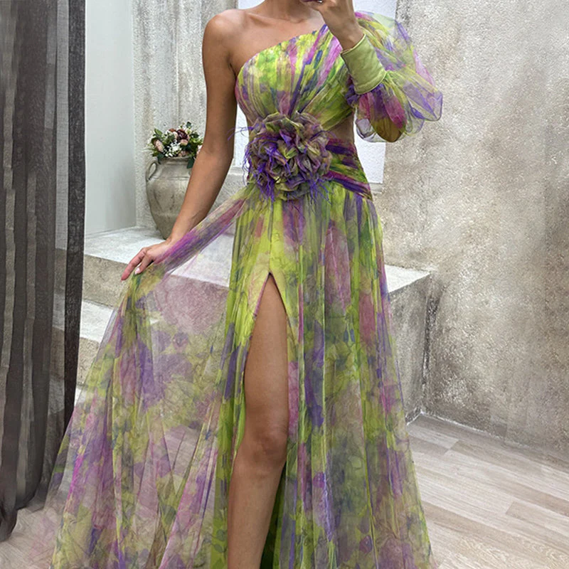 Cobie - Abito Irregolare In Tulle - Image 3