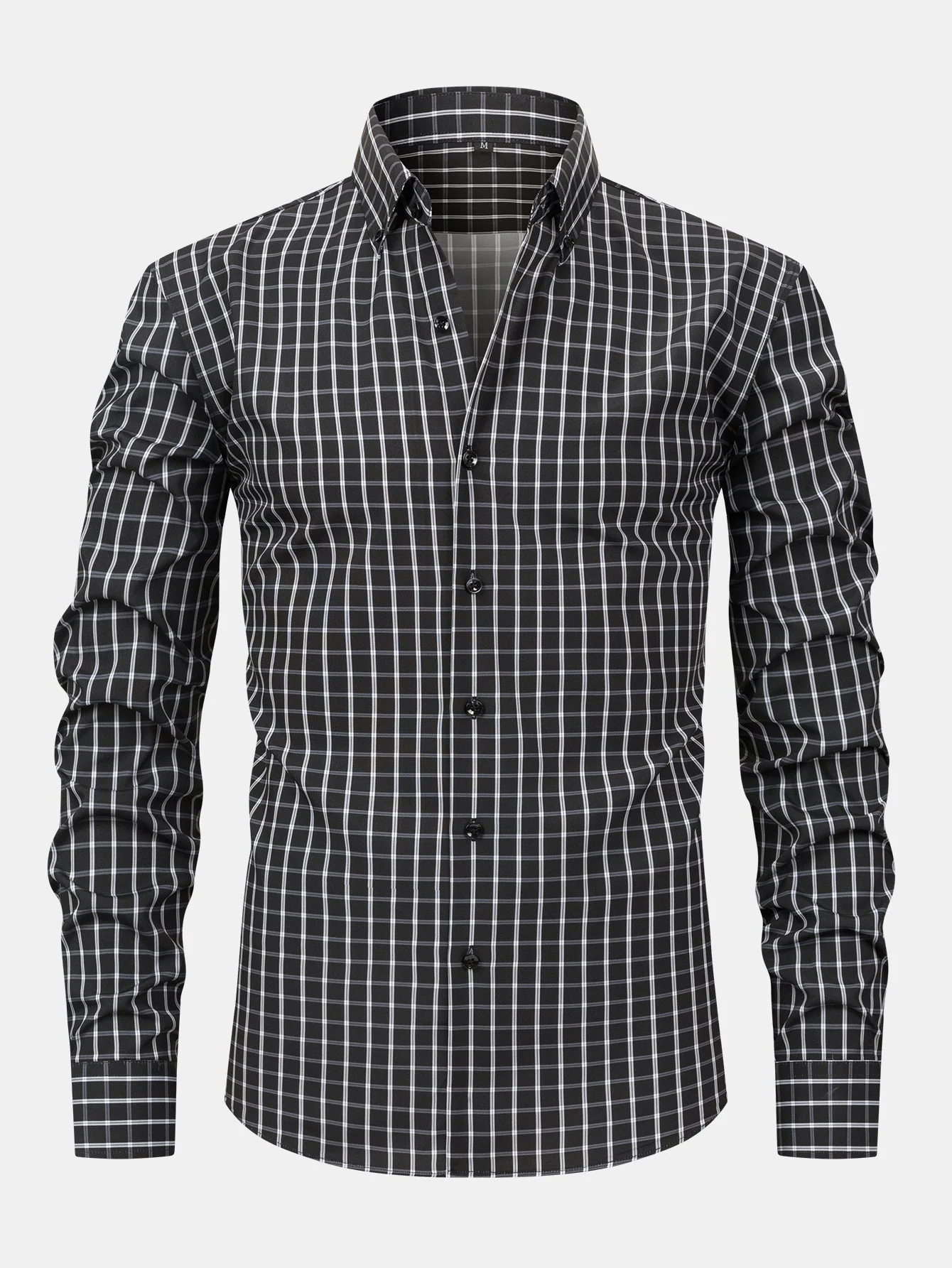 Colin - Camicia a Maniche Lunghe Con Motivo a Quadri - Image 4