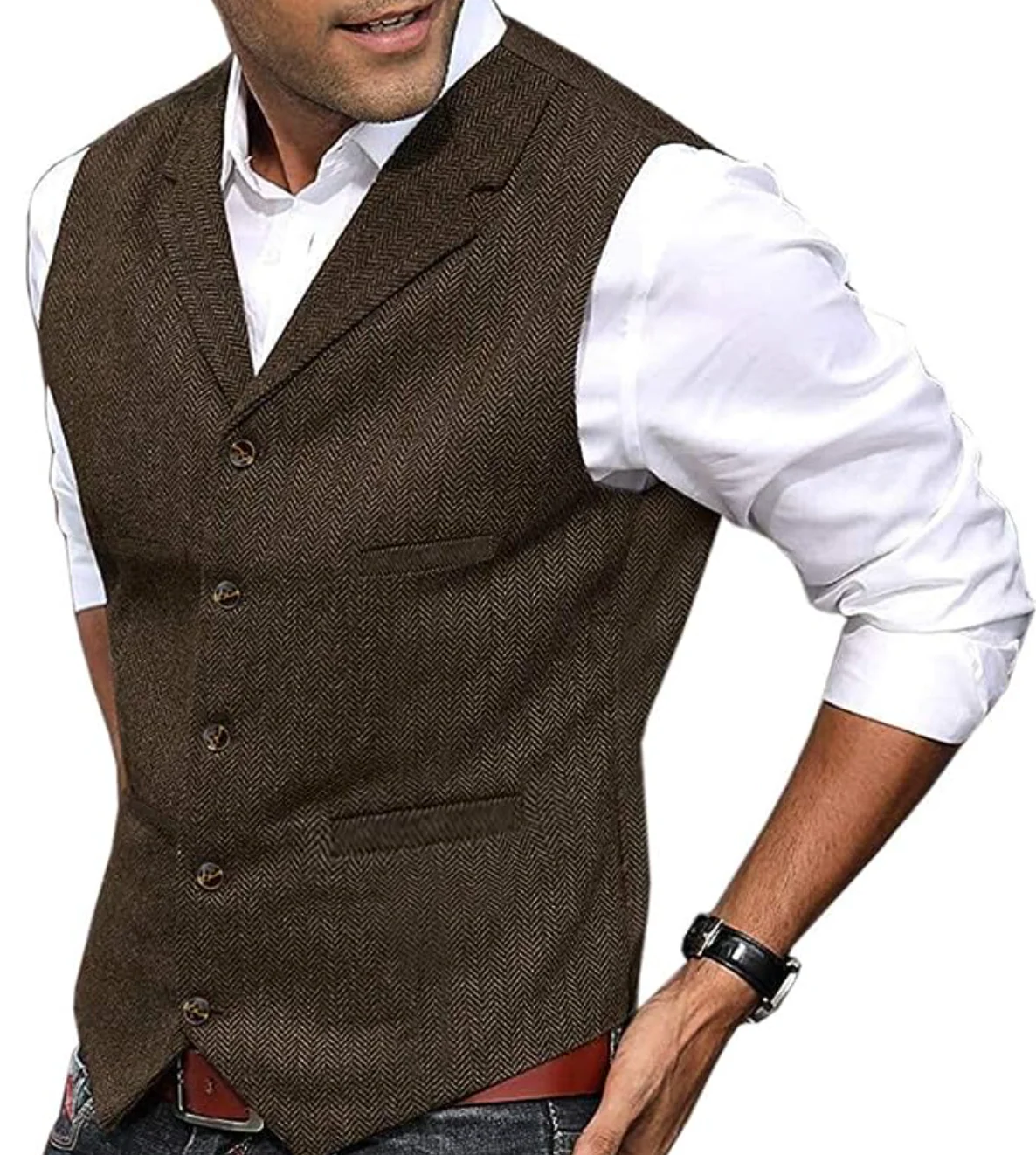 Collier - Gilet Vintage - Image 3