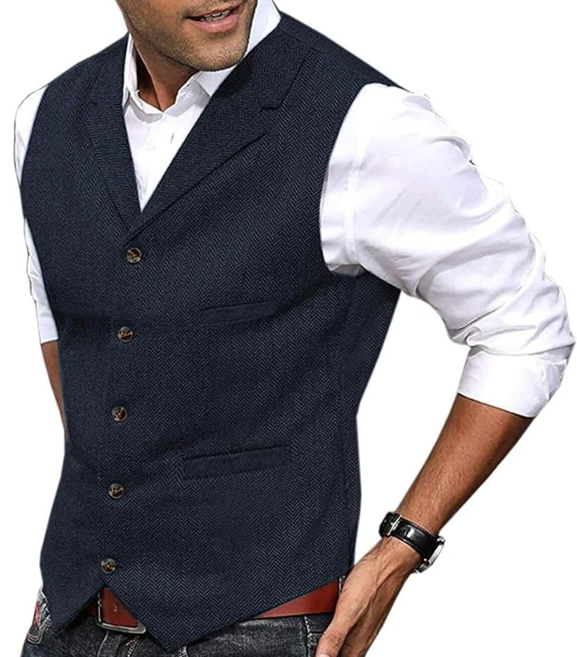 Collier - Gilet Vintage - Image 4