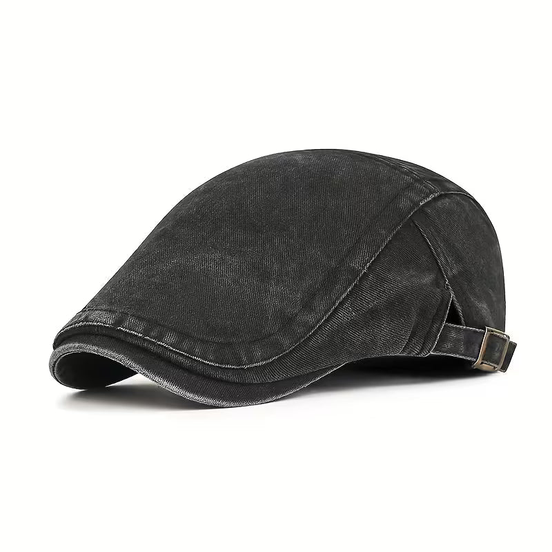 ComfyLuxe - Cappellino In Denim Con Fibbia Regolabile