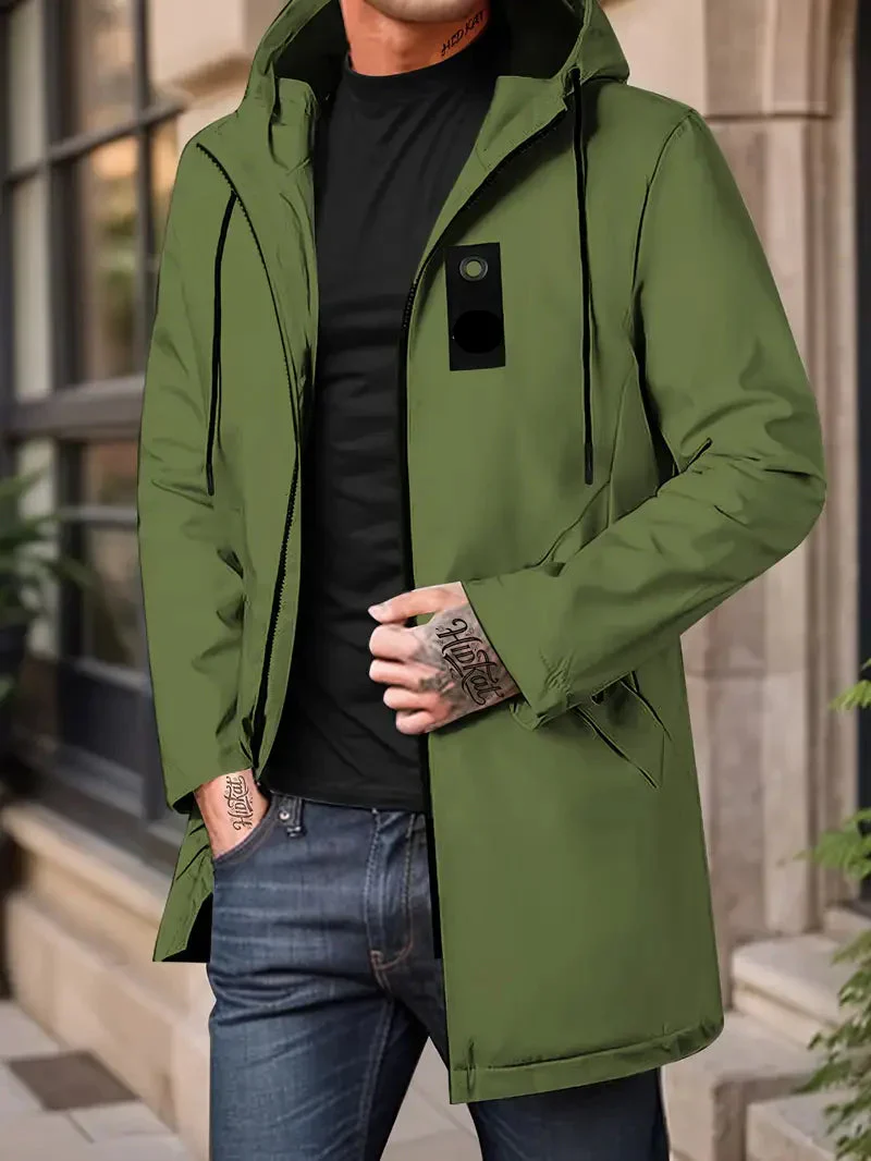 Conor - Giacca Antivento Con Cappuccio e Chiusura a Zip