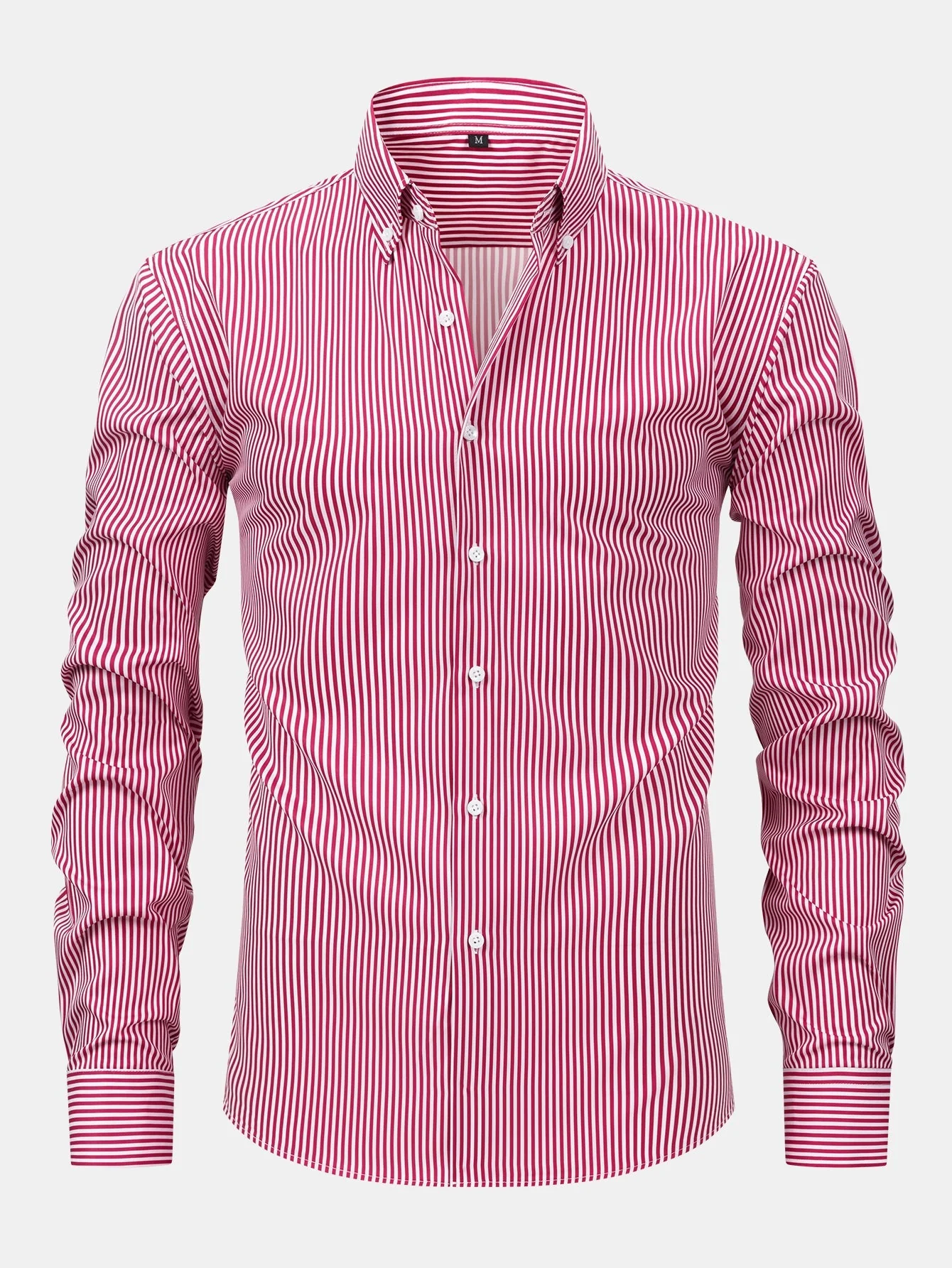 Corey - Camicia a Maniche Lunghe a Righe Con Bottoni - Image 5