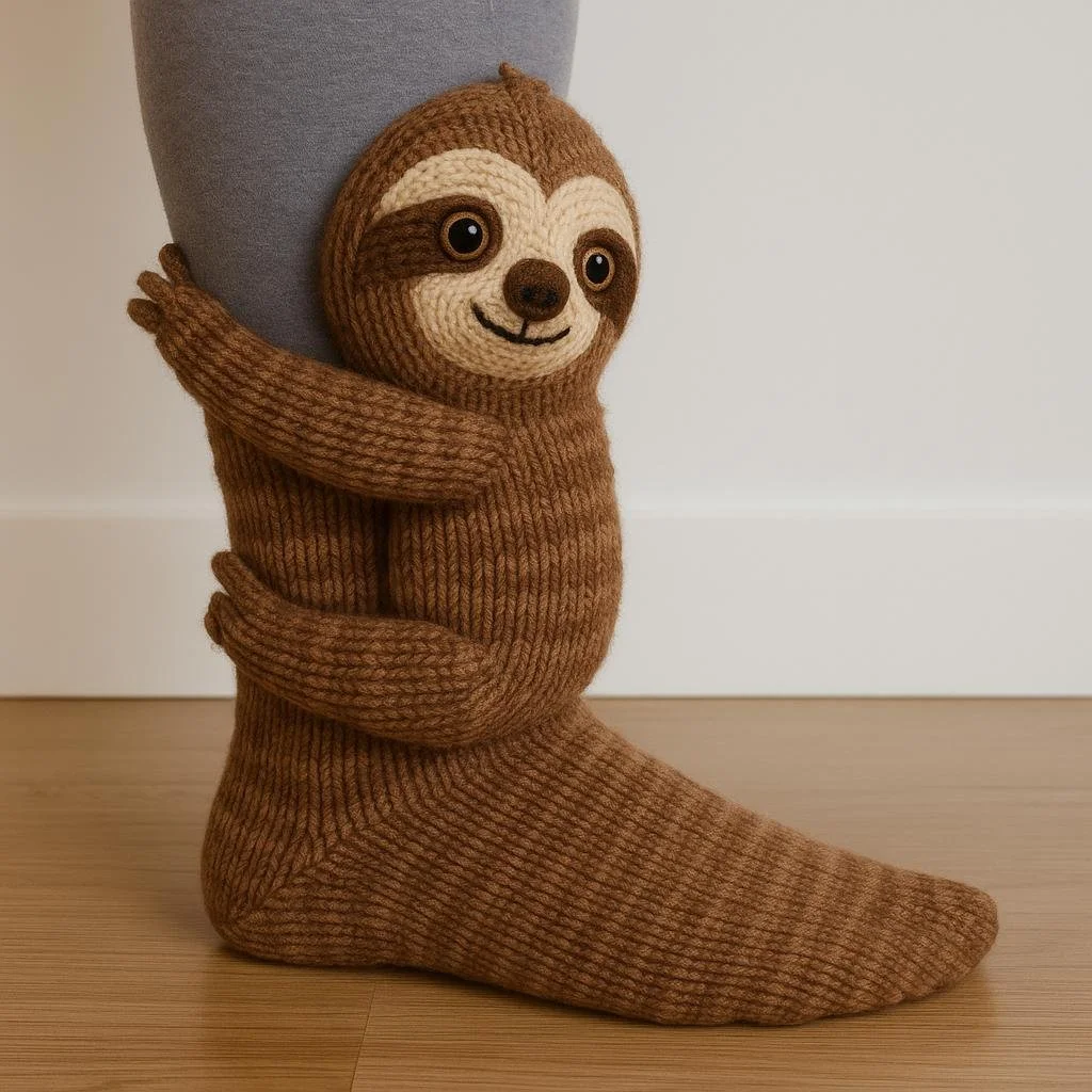 CozyCritters - Calzini Morbidi Con Animali Lvorati a Maglia