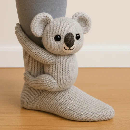CozyCritters - Calzini Morbidi Con Animali Lvorati a Maglia - Image 10