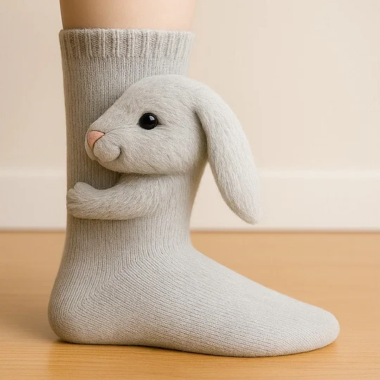 CozyCritters - Calzini Morbidi Con Animali Lvorati a Maglia - Image 6