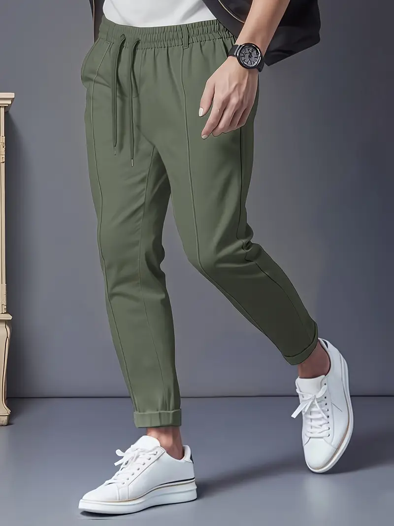 Crawford - Casual Vestibilità Slim Pantaloni Con Elastico in Vita - Image 19