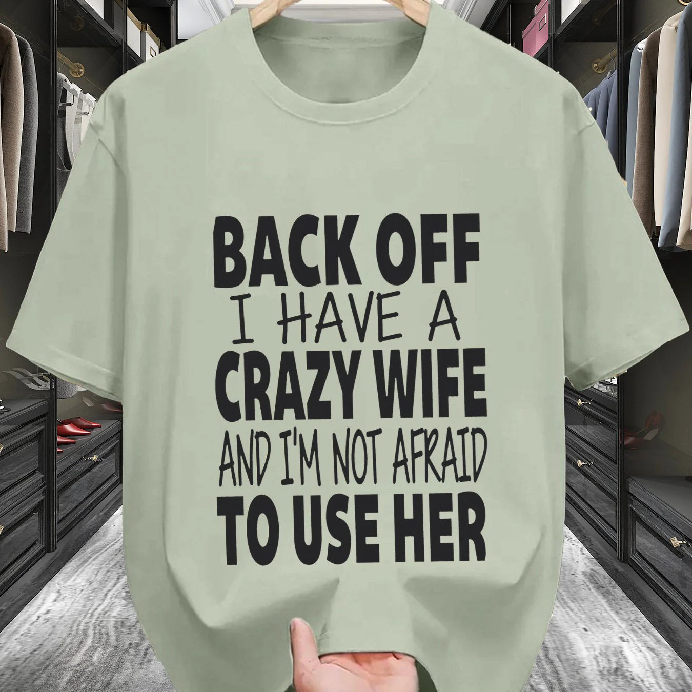 Crazy – Maglietta Comoda - Image 3