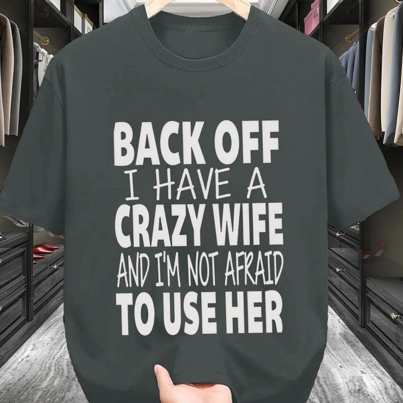 Crazy – Maglietta Comoda - Image 4