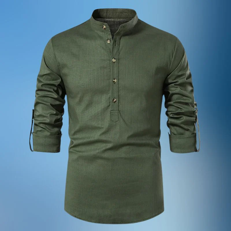Dagobert - Camicia Di Lino a Maniche Lunghe - Image 3