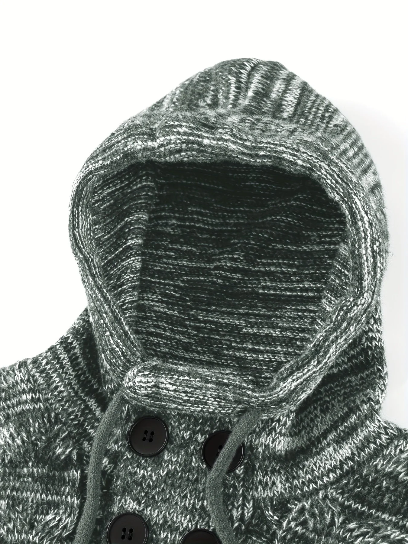 Damiaan - Felpa Con Cappuccio Casual a Maniche Lunghe In Maglia - Image 10