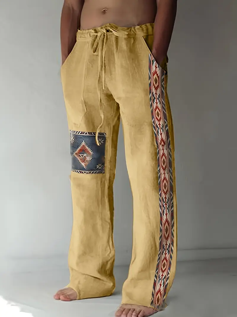 Daniil - Pantaloni In Stile Etnico Con Tasche - Image 2