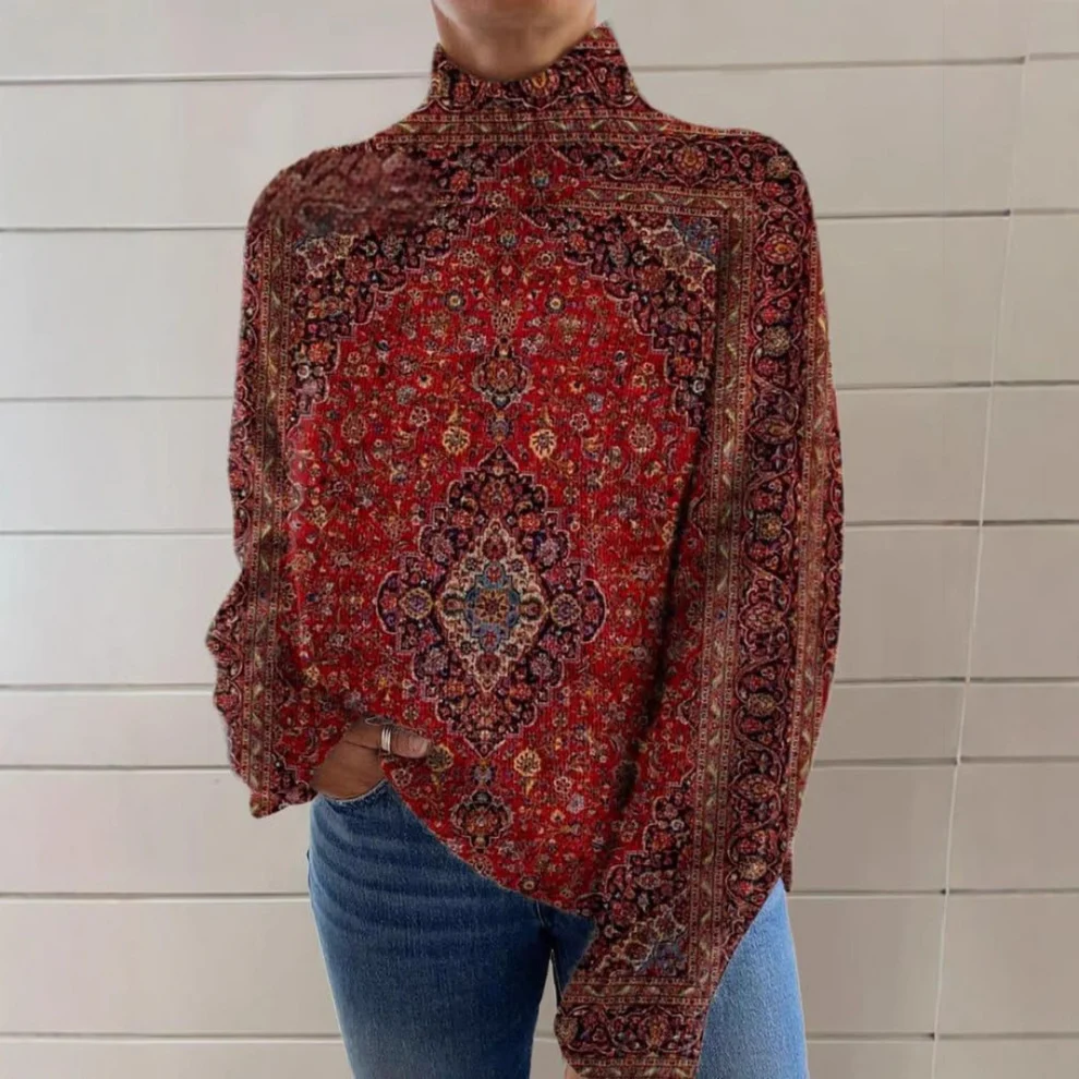Daria - Maglia Con Stampa e Dolcevita - Image 2