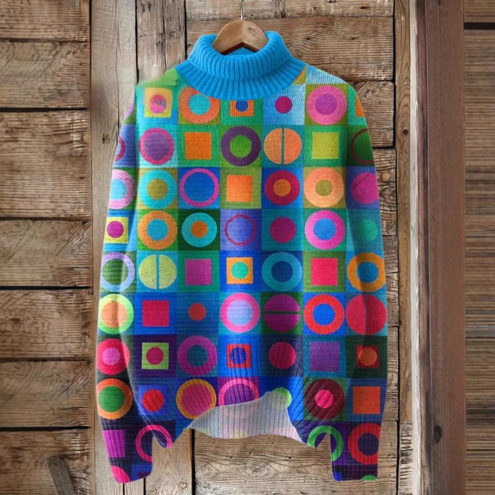 Daria - Maglia Con Stampa e Dolcevita - Image 4