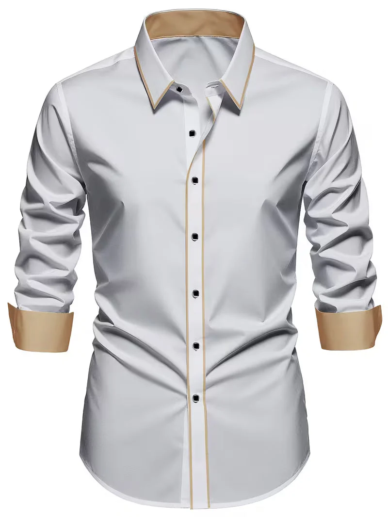 Daven - Camicia Business Vestibilità Slim Casuale - Image 11